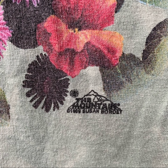 Vintage USA The Mountain Cottage-core Floral Tee - Picture 5 of 7